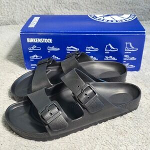 Birkenstock Arizona Black EVA Unisex Sandals EU 42‎ Men 9 Women 11